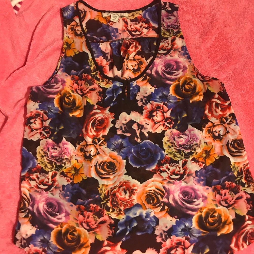 American Rag Colorful Floral Tank